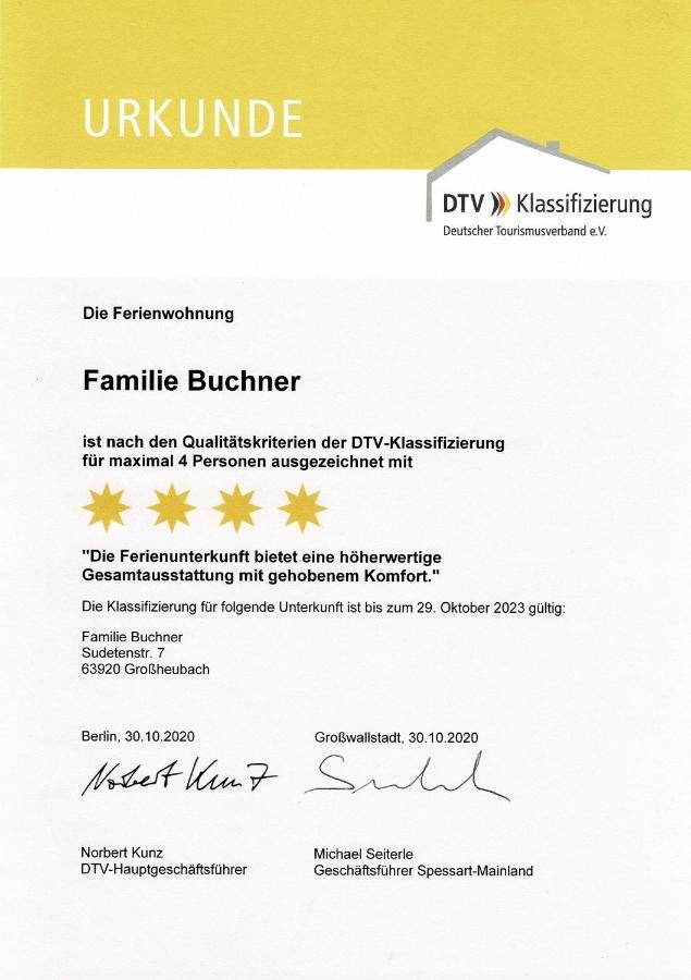 Ferienwohnung Familie Buchner Großheubach 外观 照片